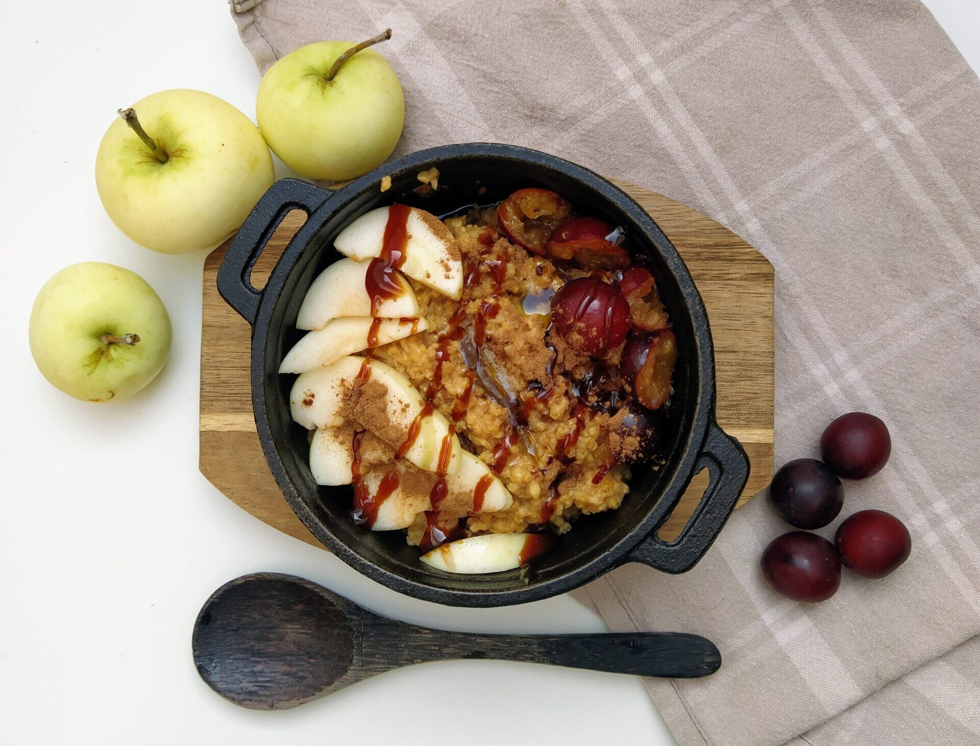 fermentovaná jáhlová kaše, zdravá snídaně